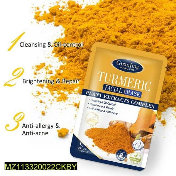 Turmeric Facial mask 2