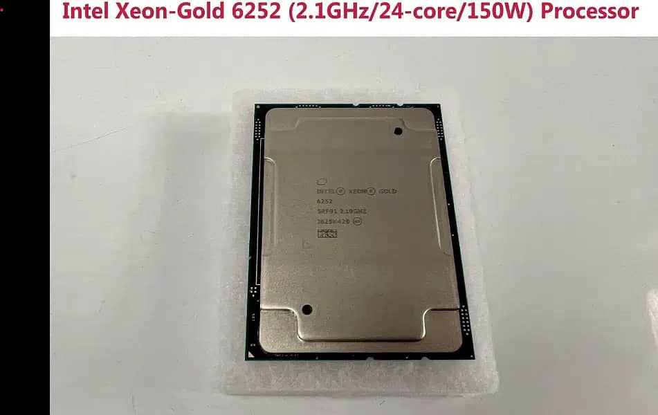 Intel® Xeon Gold 6252 Procesor 35.75M  24Cores 48Threads SINGLE UNIT 0