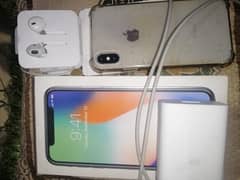 iPhone x non pta but sim working  2 months with full box