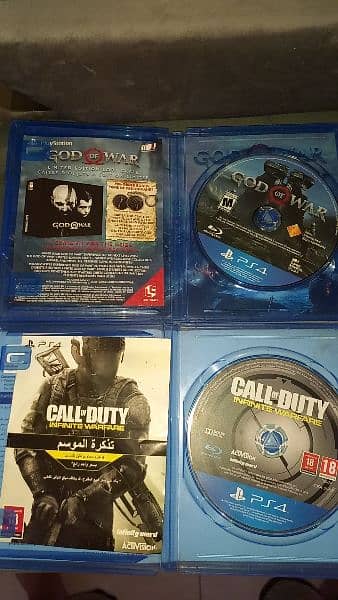 GOD OF WAR 4 AND COD INFINITE WARFARE FOR SALE BUNDLE 1