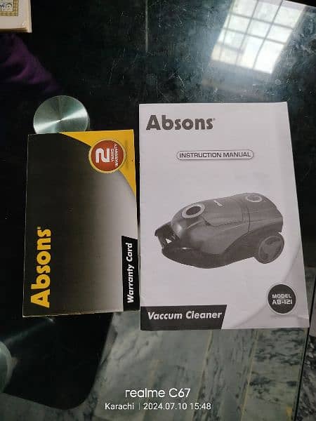 Abson Vaccume Cleaner Machine 1