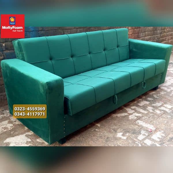 Molty double bed sofa cum bed/dining table/stool/Lshape sofa/chair 8