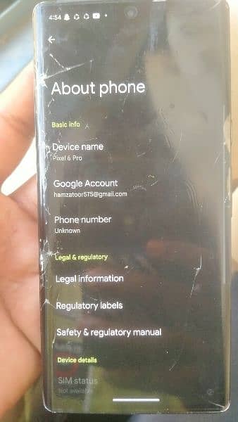 Google pixel 6 pro 12 gb 128gb Non pta Panel tuta ha butt All ok work 2