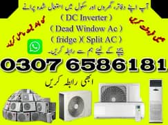 AC / split AC / Window. AC / inverter AC / chiller AC sale purchased 0