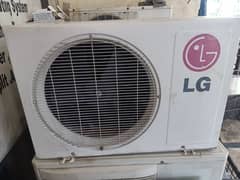 one ton LG split Ac chill cooling