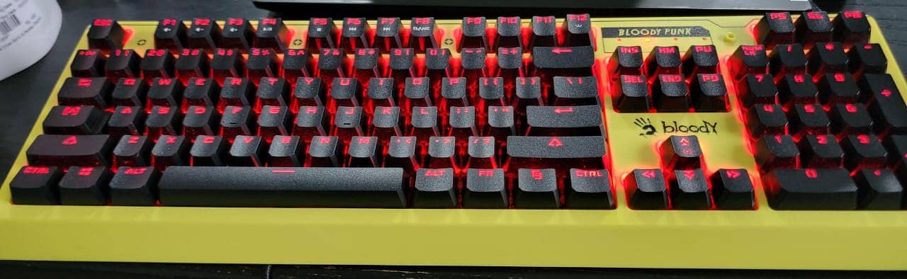 World's Fastest Mechanical Keyboard For Sale Bloody B810RC 3
