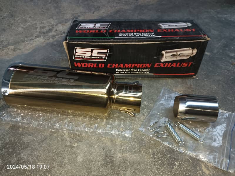 SC project , Acrapovic Exhaust, HKS Exhaust DB killer Exhaust 2