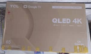 TCL Qled 4k TV lcd 65 inches only 3 months used Warranty card bhi hai