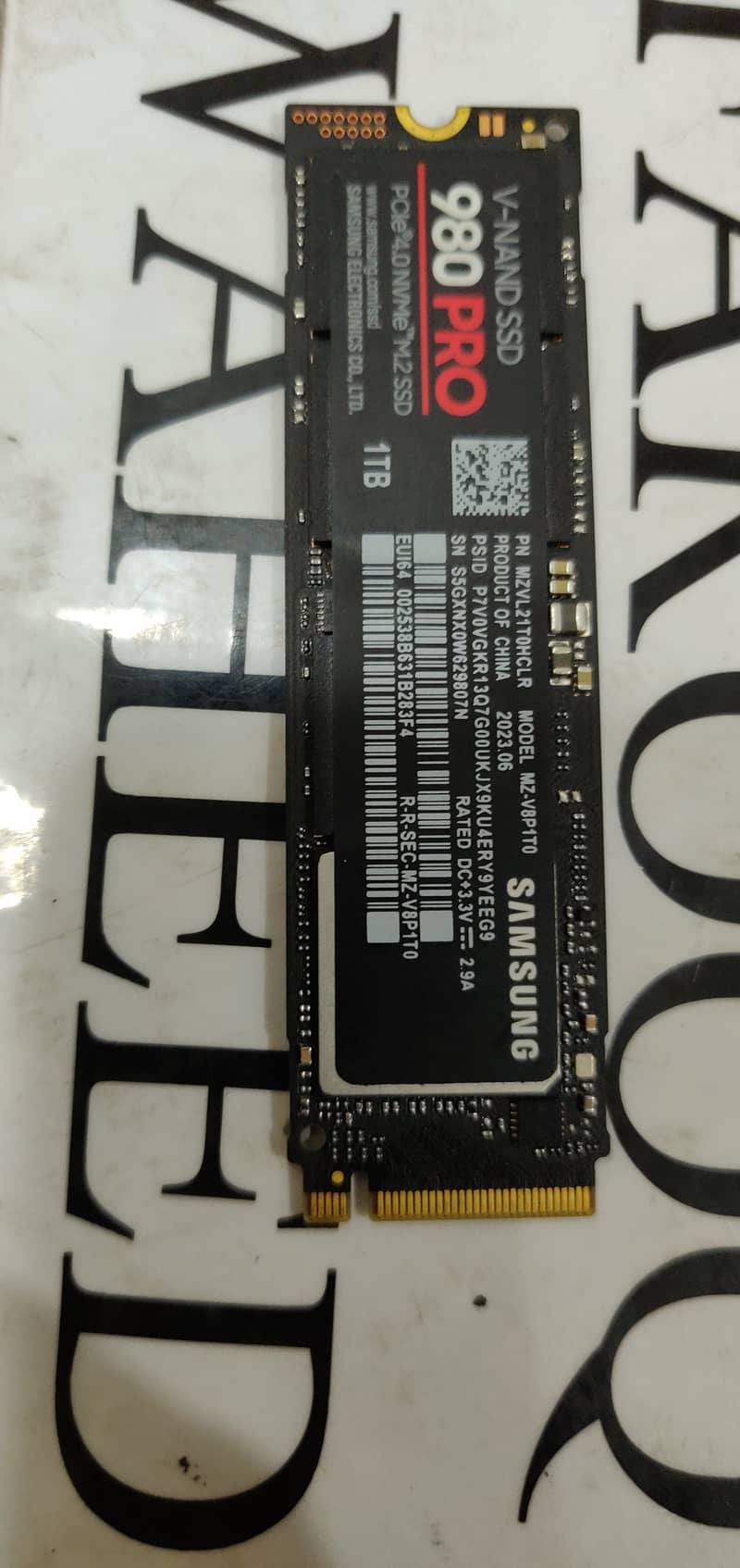 Samsung 980 pro 1tb M. 2 Stick Gen4 X4 SSD 1000gb 2