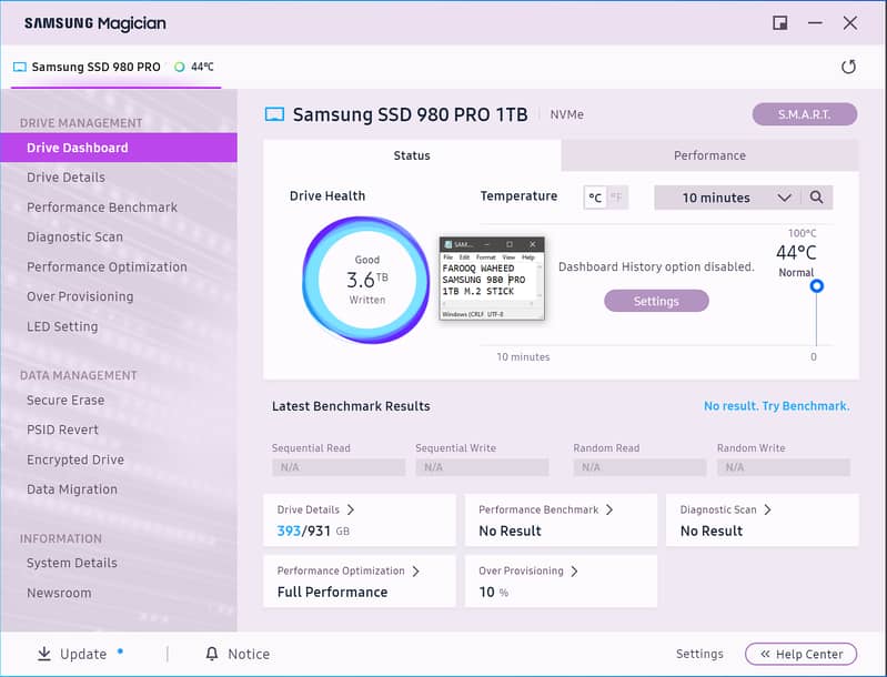 Samsung 980 pro 1tb M. 2 Stick Gen4 X4 SSD 1000gb 8