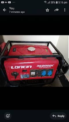 Loncin generator.