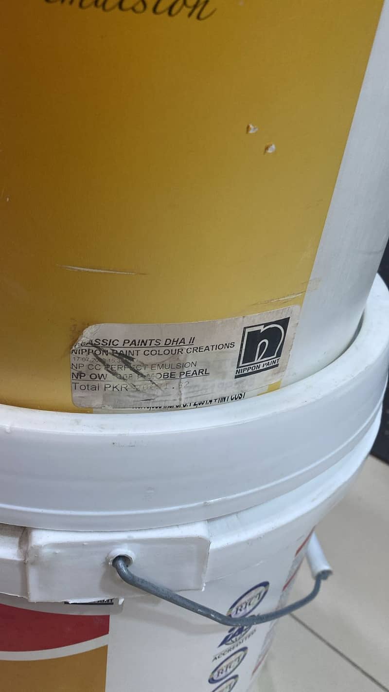 Nippon Paint Buckets Brand New 3