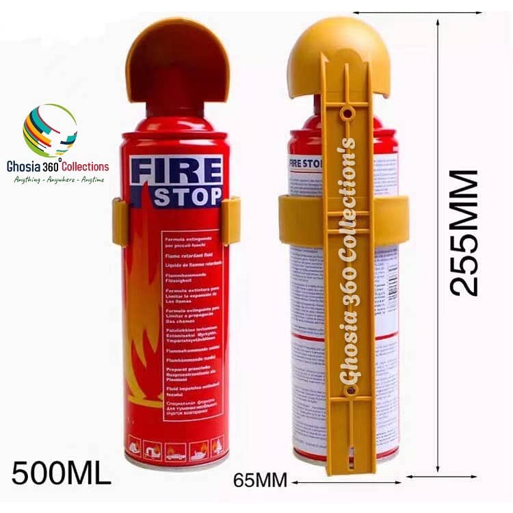 Foam Type Fire Extinguisher 500ML Home Emergency Portable Spray Emerg 4