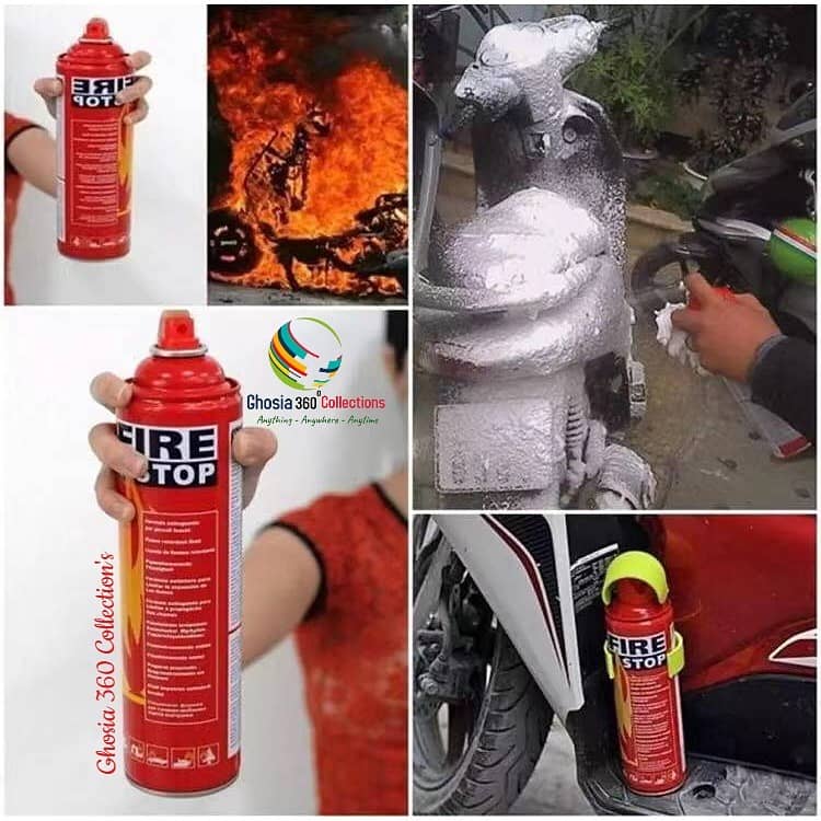 Foam Type Fire Extinguisher 500ML Home Emergency Portable Spray Emerg 5