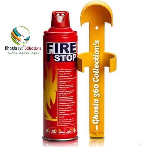 Foam Type Fire Extinguisher 500ML Home Emergency Portable Spray Emerg 7