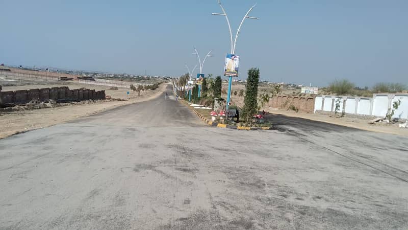 10 Marla Plot For Sale GULBERG MODEL CITY Nowshera 9