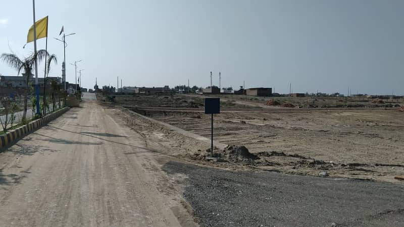 10 Marla Plot For Sale GULBERG MODEL CITY Nowshera 11