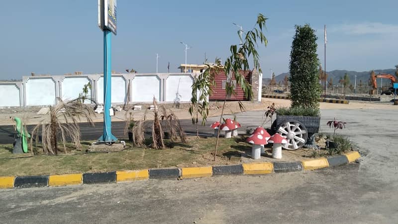 10 Marla Plot For Sale GULBERG MODEL CITY Nowshera 26