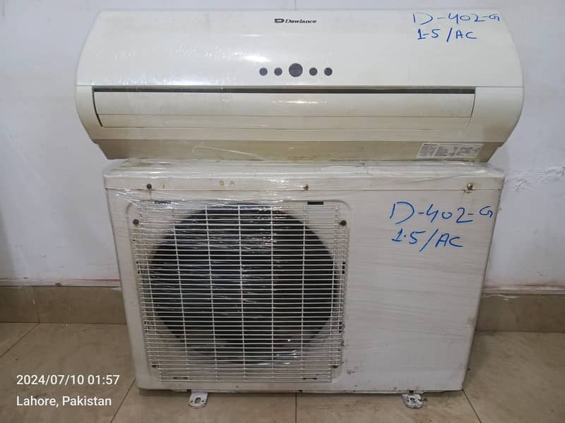 Dawlance 1.5 ton split AC D402G (0306=4462/443) marvelous jangoo set 2