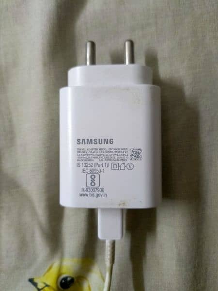 Samsung Galaxy A53 Black Color PTA approved Genuine & original Charger 12