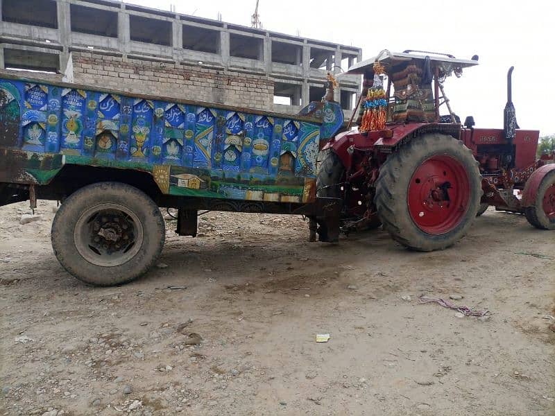 tractor with traliy 1