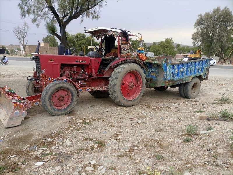 tractor with traliy 6