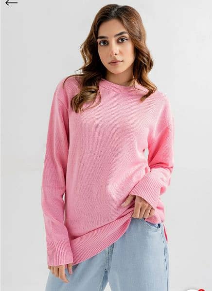 Pink Sweater 1