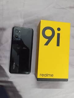 Realme 9i  6/128 GB best condition with box and charger  black colour