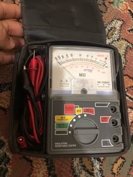 Insulation Resistance tester SK-7020s made in korea 1