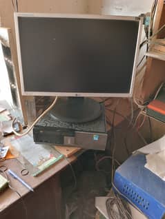 Desktop with LCD