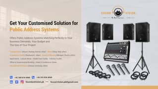 Get Your Customised Solution for Public Address Systems