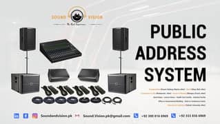 Public Address System Audio Sound System Installation Services