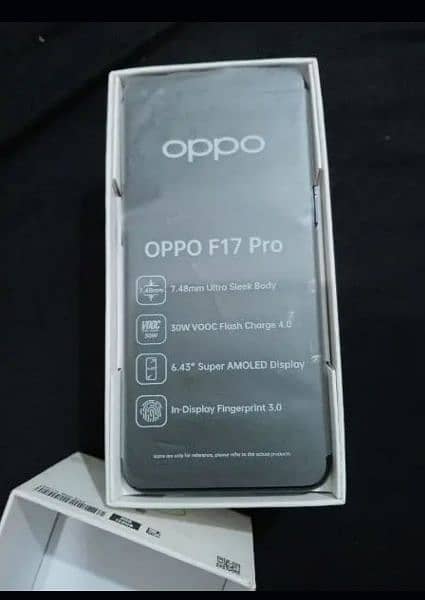 Oppo F17 Pro With All Accessories box 3