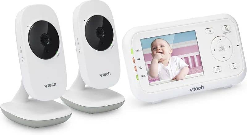 VTech Digital Video Baby Monitor 2 Cameras Night Vision 2
