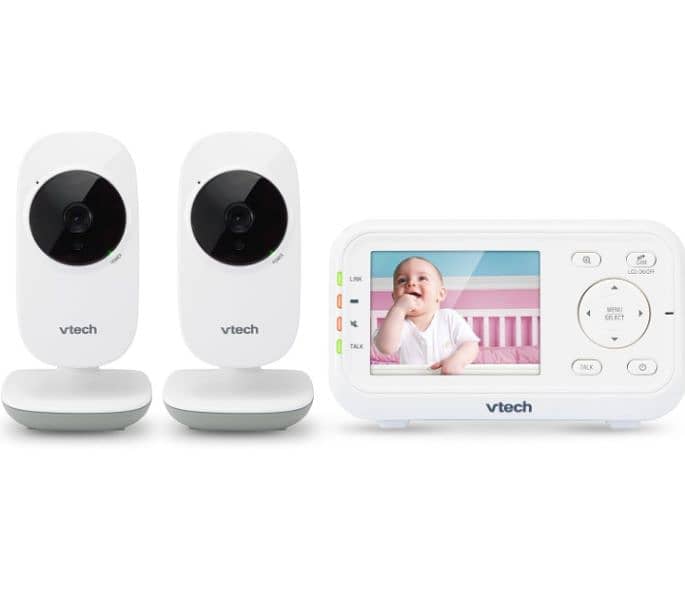 VTech Digital Video Baby Monitor 2 Cameras Night Vision 6
