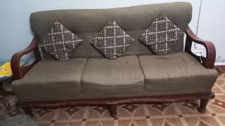 7 seater sofa set / shesham wood used with cusions 0
