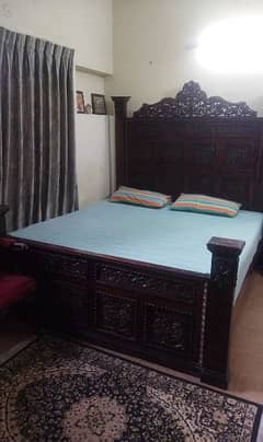 wooden bed set room furniture