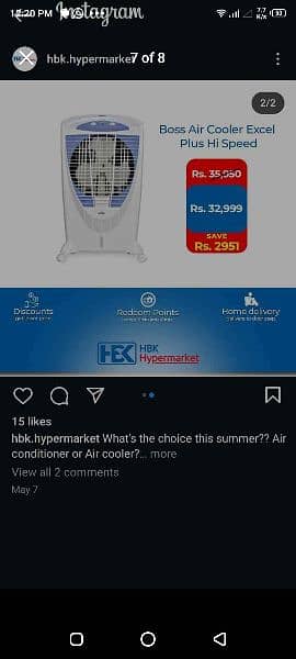 Boss air cooler for sale. 1