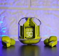 air31,32AIRBUDS wireless , display ,batterytime very good transpernt 0