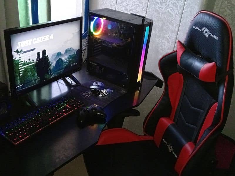 COMPLETE GAMING SETUP FOR SALE CHAIR AND TABLE | RTX 2060 SUPER 1