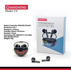 Changhong C9 bluetooth 5.1, Hd Sound Wireless Airbuds(free delivery)