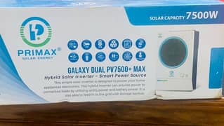 PRIMAX 6KW HYBRID SOLAR INVERTER GALAXY DUAL PV7500+ MAX