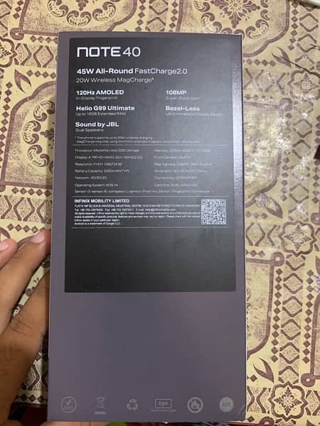 Infinix note 40 ( Raceing Edition) 3