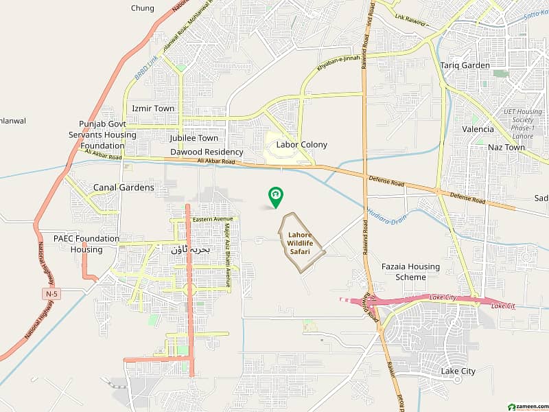 7 Marla Plot For Sale In Dream Garden Defence Road Lahore Phase #2 Block -E 0