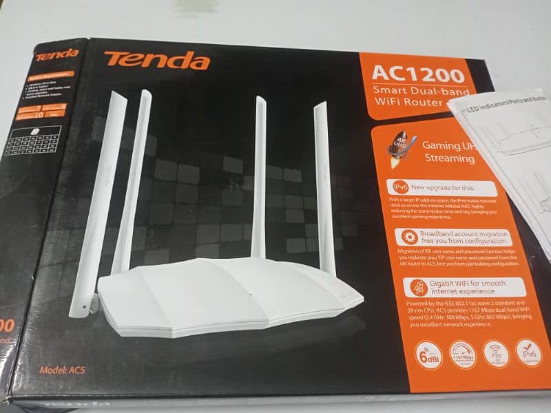 Tenda AC 1200 smart Dual-band Wifi router 3