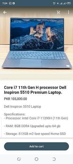 All brand laptop available