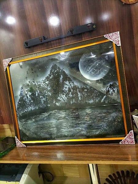 landscape spray painting with unique and splendid concept. 8