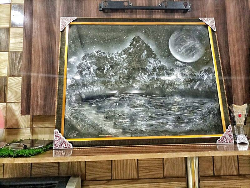 landscape spray painting with unique and splendid concept. 13