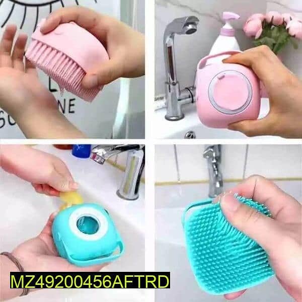 Bath Body Silicone Scrubber Brush 3