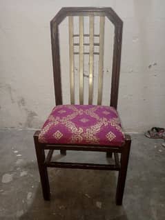 Chairs for Dining Room Beautiful and New Condition 2500*6= 15000